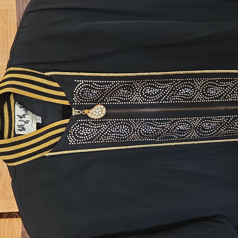 Talk Of The Walk Atlantic City Vintage Jacket Zip Up - Picture 2 of 9
